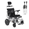 Electric Wheelchair for Adults, 300lbs Capacity with Adjustable Backrest, Foldable Lightweight Motorized Wheelchair,13-Mile Range,All-Terrain Powered,Portable 21' Seat for Seniors & Disabled