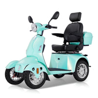 4-Wheel Mobility Scooter Built to Navigate Any Terrain, 800W Motor, Adjustable Seat, Storage Box