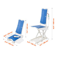 Electric Chair Lift Devices to Lift Elderly off Floor, Height Adjustable, Support up to 310 LBS, for Seniors, Patient