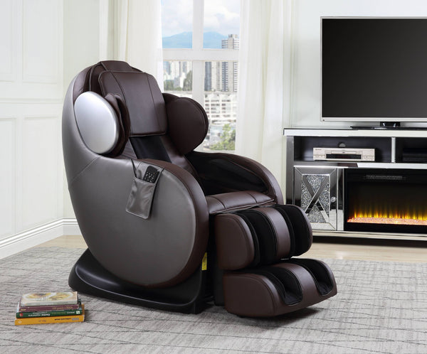 Pacari Chocolate Inspired Luxury Massage Chair - Synthetic Leather Power 2D Massage Experience