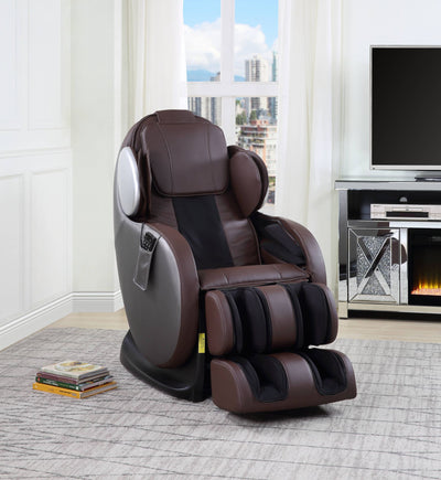 Pacari Chocolate Inspired Luxury Massage Chair - Synthetic Leather Power 2D Massage Experience
